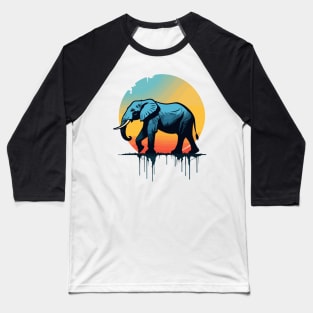 Elephant silhouette Baseball T-Shirt